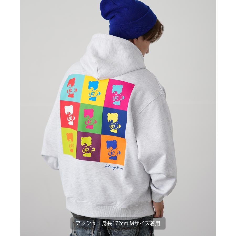 パーカー メンズ SIDEWAY STANCE サイドウェイスタンス オリジナルプリント グラフィック スウェット カラフル オーバーサイズ アメカジ カジュアル | improves | 05