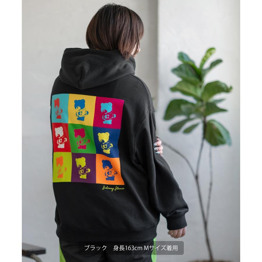 パーカー メンズ SIDEWAY STANCE サイドウェイスタンス オリジナルプリント グラフィック スウェット カラフル オーバーサイズ アメカジ カジュアル | improves | 09