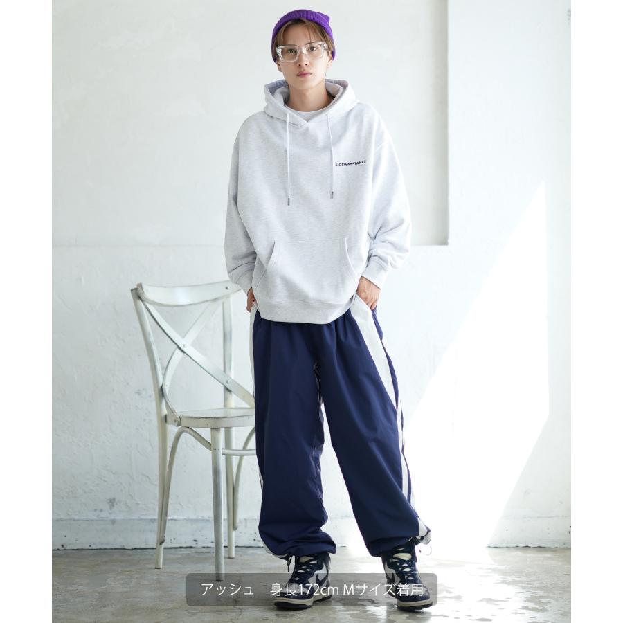 パーカー メンズ SIDEWAY STANCE サイドウェイスタンス オリジナルプリント グラフィック スウェット キャップガール オーバーサイズ アメカジ カジュアル | improves | 06