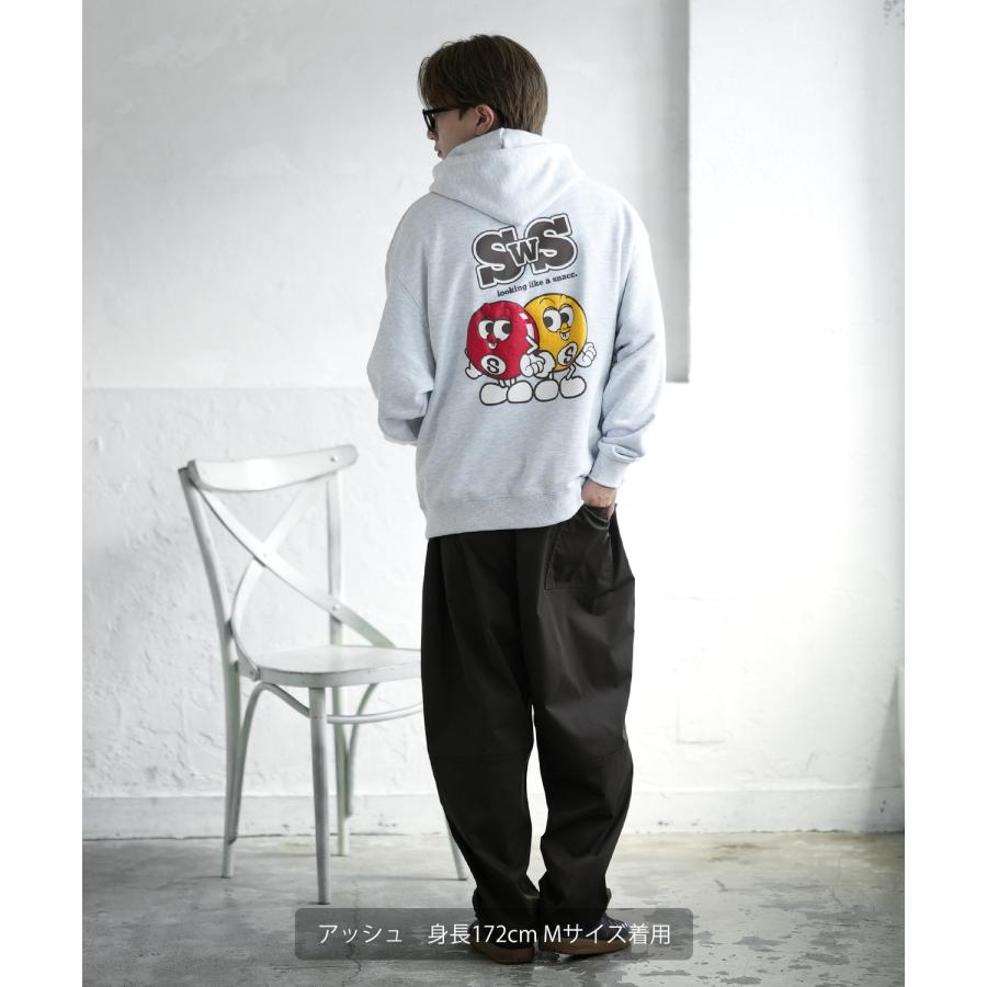 パーカー メンズ SIDEWAY STANCE サイドウェイスタンス オリジナルプリント グラフィック スウェット SWS's 発泡プリント オーバーサイズ アメカジ カジュアル | improves | 13