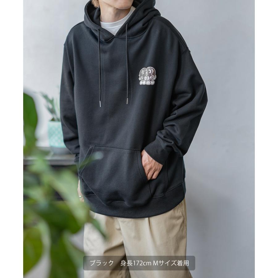 パーカー メンズ SIDEWAY STANCE サイドウェイスタンス オリジナルプリント グラフィック スウェット SWS's 発泡プリント オーバーサイズ アメカジ カジュアル | improves | 04