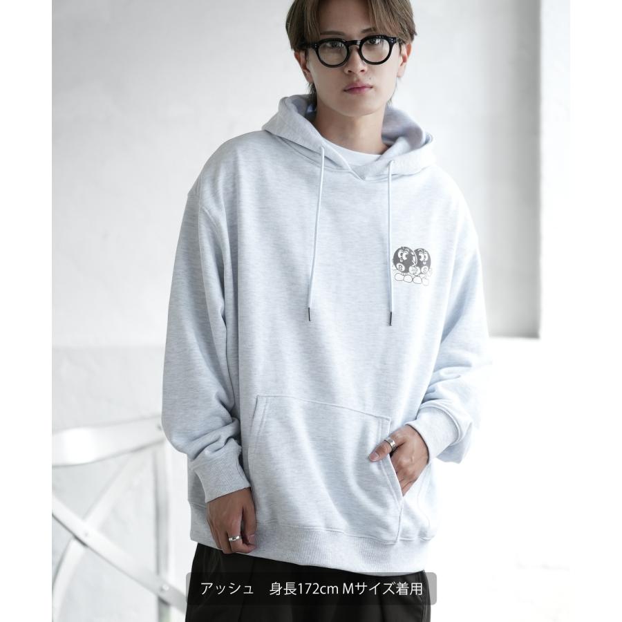 パーカー メンズ SIDEWAY STANCE サイドウェイスタンス オリジナルプリント グラフィック スウェット SWS's 発泡プリント オーバーサイズ アメカジ カジュアル | improves | 09