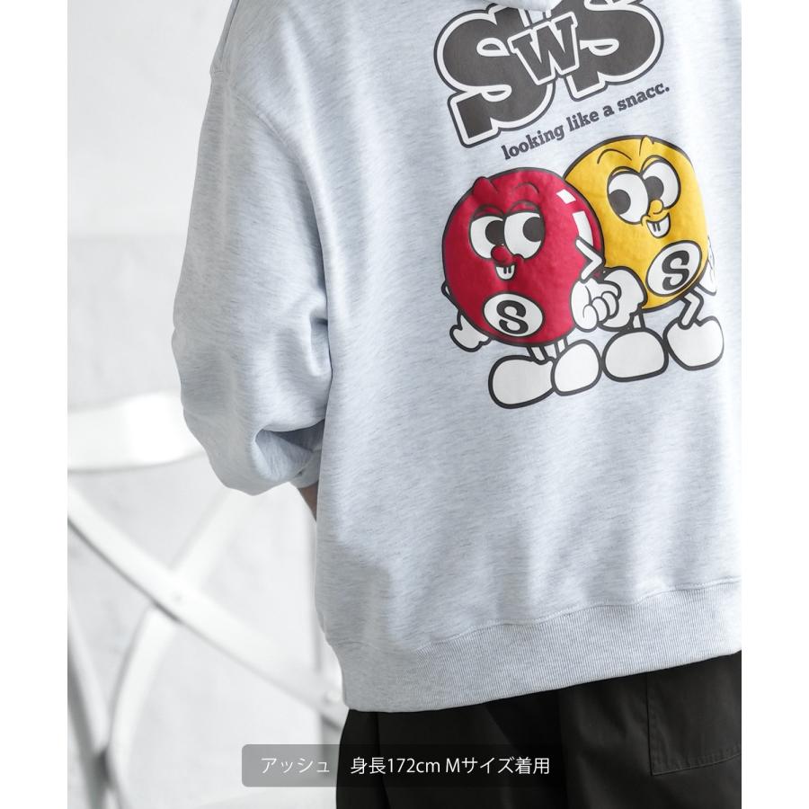 パーカー メンズ SIDEWAY STANCE サイドウェイスタンス オリジナルプリント グラフィック スウェット SWS's 発泡プリント オーバーサイズ アメカジ カジュアル | improves | 12
