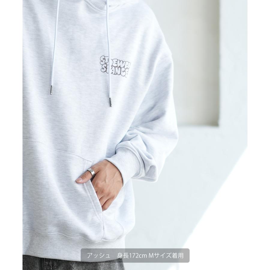 パーカー メンズ SIDEWAY STANCE サイドウェイスタンス オリジナルプリント グラフィック スウェット いないいないばあ オーバーサイズ アメカジ カジュアル | improves | 12