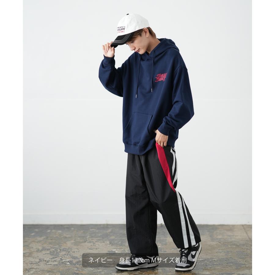 パーカー メンズ SIDEWAY STANCE サイドウェイスタンス オリジナルプリント グラフィック スウェット ファイター オーバーサイズ アメカジ カジュアル | improves | 06