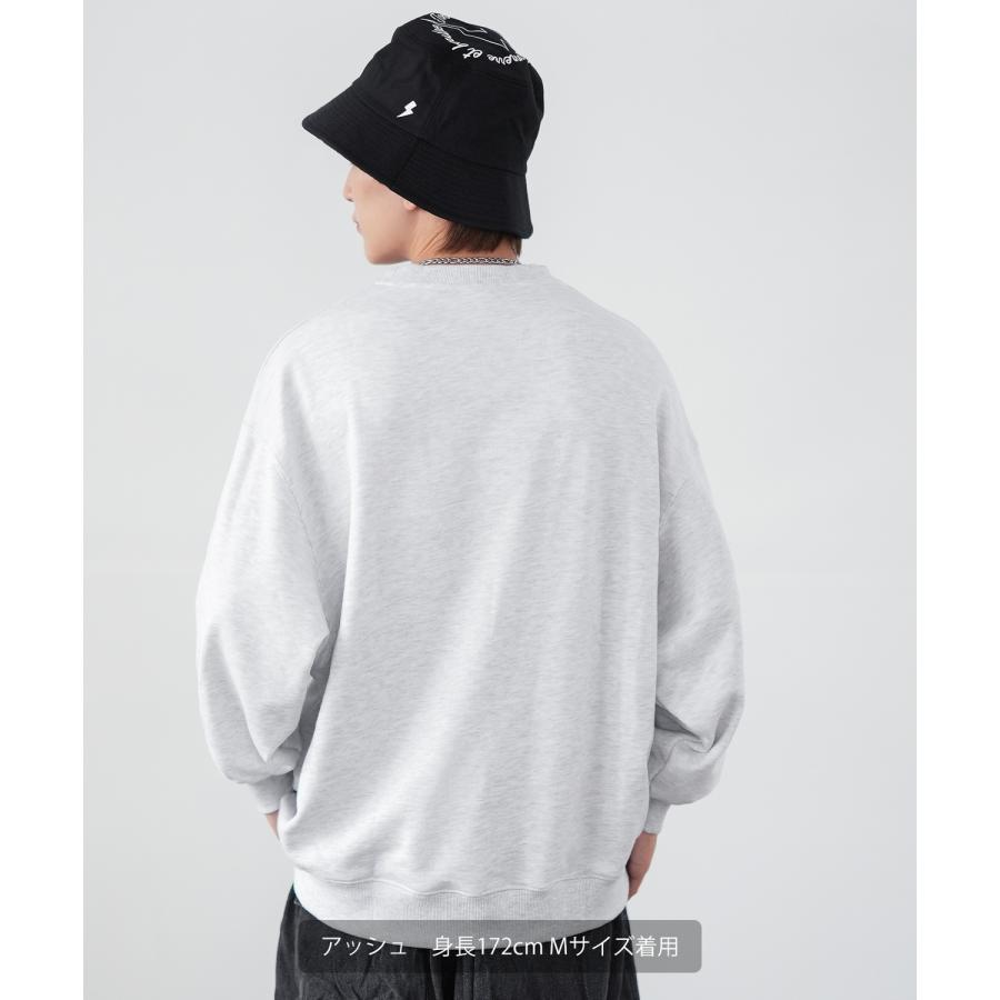 トレーナー メンズ SIDEWAY STANCE サイドウェイスタンス オリジナルプリント グラフィック スウェット カレッジベア オーバーサイズ アメカジ カジュアル | improves | 12