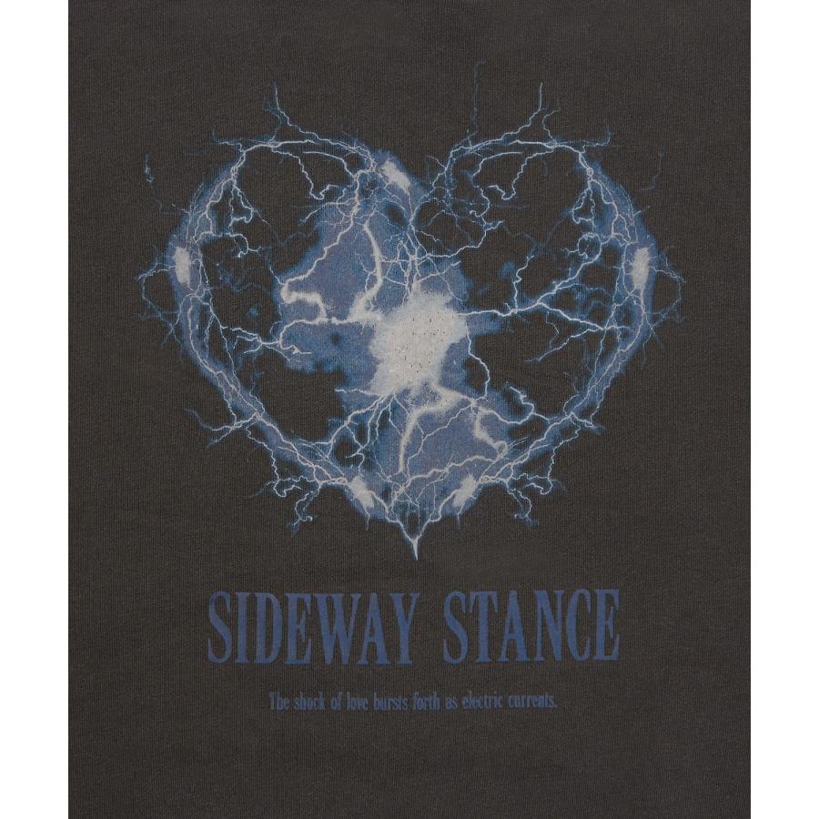 パーカー メンズ SIDEWAY STANCE サイドウェイスタンス ピグメント加工 サンダーハート プルパーカー オーバーサイズ スケーター ストリート 韓国 | improves | 13