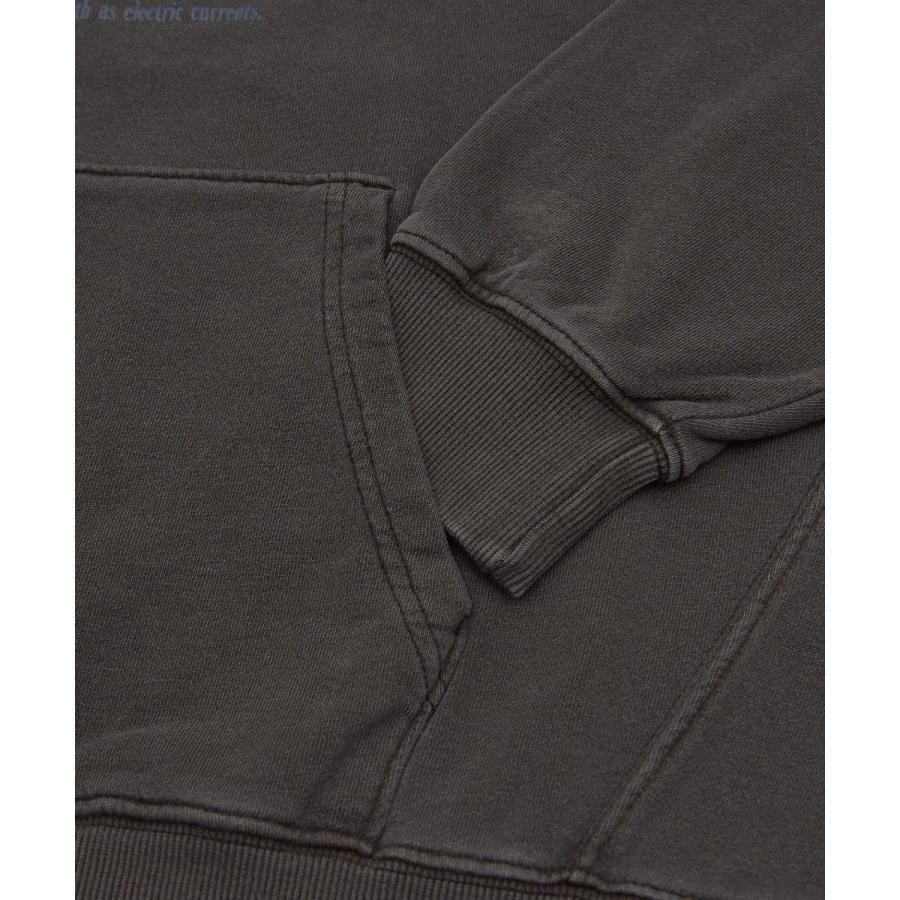 パーカー メンズ SIDEWAY STANCE サイドウェイスタンス ピグメント加工 サンダーハート プルパーカー オーバーサイズ スケーター ストリート 韓国 | improves | 14