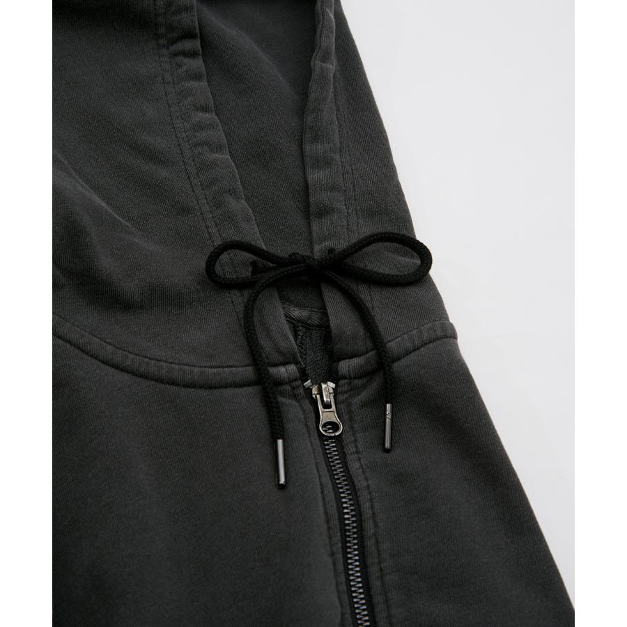 パーカー メンズ SIDEWAY STANCE サイドウェイスタンス ピグメント加工 ハート 刺しゅう ジップアップ パーカー オーバーサイズ スケーター ストリート 韓国 | improves | 12