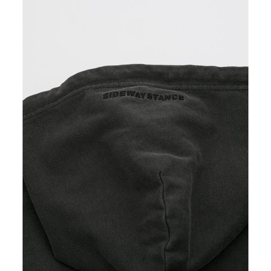 パーカー メンズ SIDEWAY STANCE サイドウェイスタンス ピグメント加工 ハート 刺しゅう ジップアップ パーカー オーバーサイズ スケーター ストリート 韓国 | improves | 13