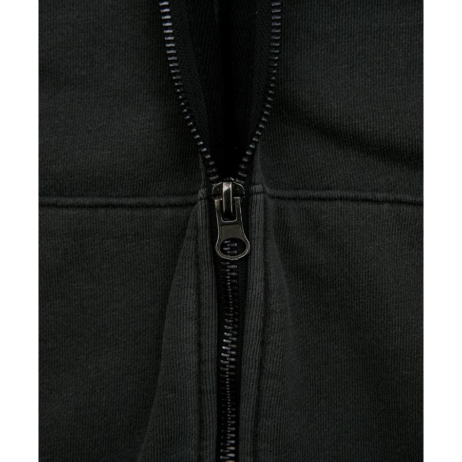 パーカー メンズ SIDEWAY STANCE サイドウェイスタンス ピグメント加工 ハート 刺しゅう ジップアップ パーカー オーバーサイズ スケーター ストリート 韓国 | improves | 14