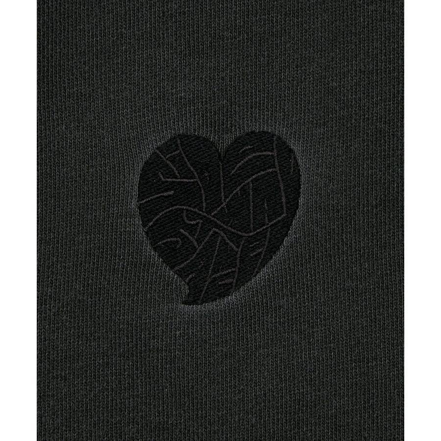 パーカー メンズ SIDEWAY STANCE サイドウェイスタンス ピグメント加工 ハート 刺しゅう ジップアップ パーカー オーバーサイズ スケーター ストリート 韓国 | improves | 17