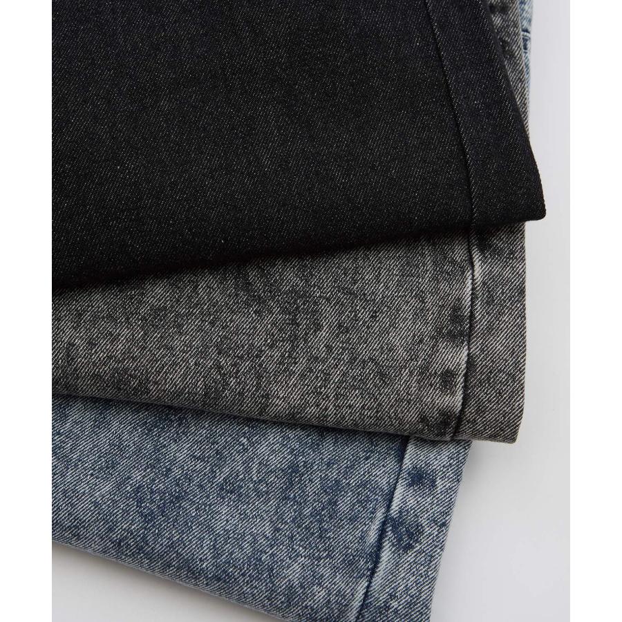 デニムパンツ メンズ SIDEWAY STANCE サイドウェイスタンス ケミカルウォッシュ 10.5oz オンス テーパード ジーンズ スケーター ストリート 古着MIX 韓国 | improves | 21