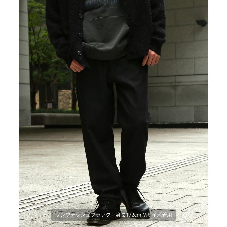 デニムパンツ メンズ SIDEWAY STANCE サイドウェイスタンス ケミカルウォッシュ 10.5oz オンス テーパード ジーンズ スケーター ストリート 古着MIX 韓国 | improves | 12