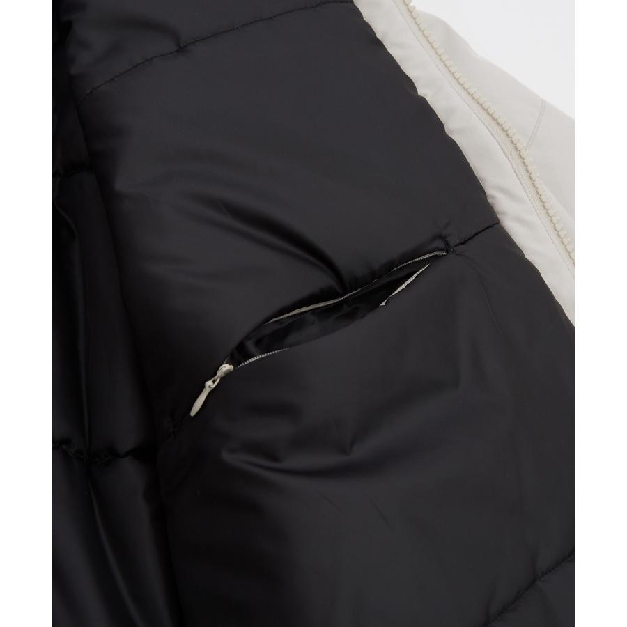 ダウンジャケット メンズ SIDEWAY STANCE ボリュームネック ポリ中綿 ブルゾン オーバーサイズ 大きめ アメカジ カジュアル スケーター ストリート 韓国 | improves | 20