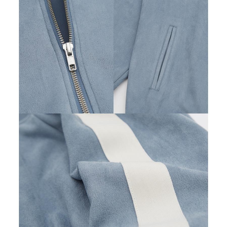 トラックジャケット メンズ SIDEWAY STANCE サイドウェイスタンス オーバルロゴ ワンポイント 刺しゅう スエード ブルゾン セットアップ スケーター ストリート | improves | 22