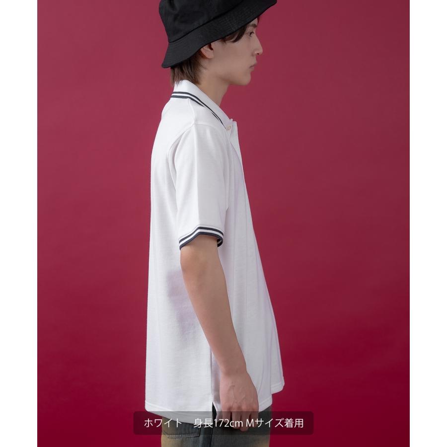 半袖 ポロシャツ メンズ レディース サイドウェイスタンス ワンポイント 刺繍 Tシャツ アメカジ カジュアル スケーター ストリート 古着MIX 韓国ファッション | improves | 18