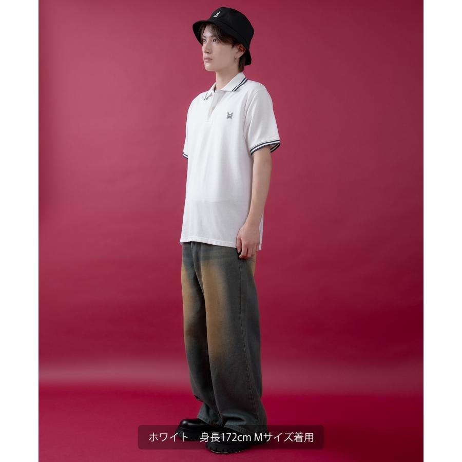 半袖 ポロシャツ メンズ レディース サイドウェイスタンス ワンポイント 刺繍 Tシャツ アメカジ カジュアル スケーター ストリート 古着MIX 韓国ファッション | improves | 20