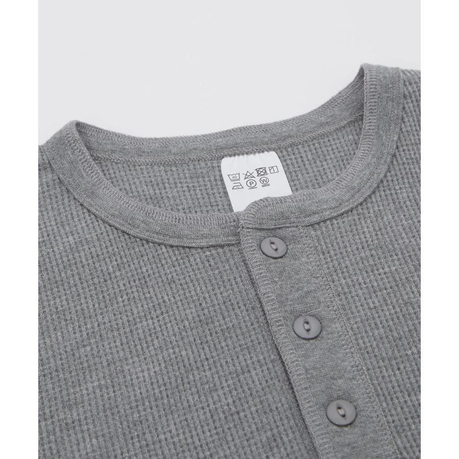 半袖Tシャツ メンズ レディース ワッフル ヘンリー ネック カットソー 大きめ アメカジ カジュアル スケーター ストリート 古着MIX 韓国ファッション | improves | 21