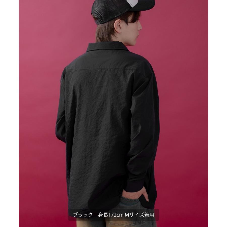 長袖シャツ メンズ レディース サイドウェイスタンス ミリタリーシャツ イージーケア アメカジ カジュアル スケーター ストリート 古着MIX 韓国ファッション | improves | 12