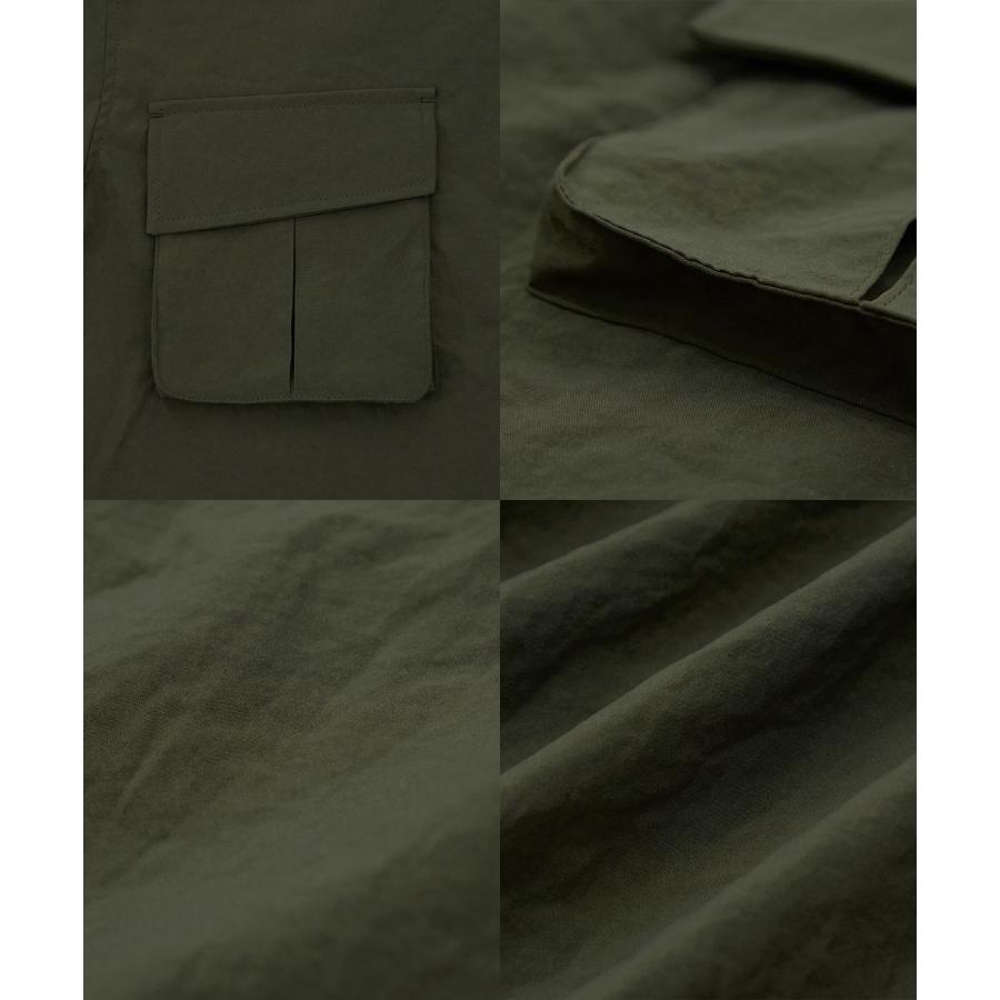 半袖シャツ メンズ レディース サイドウェイスタンス ミリタリーシャツ イージーケア アメカジ カジュアル スケーター ストリート 古着MIX 韓国ファッション | improves | 22