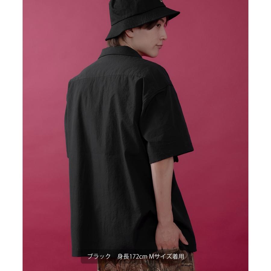 半袖シャツ メンズ レディース サイドウェイスタンス ミリタリーシャツ イージーケア アメカジ カジュアル スケーター ストリート 古着MIX 韓国ファッション | improves | 06