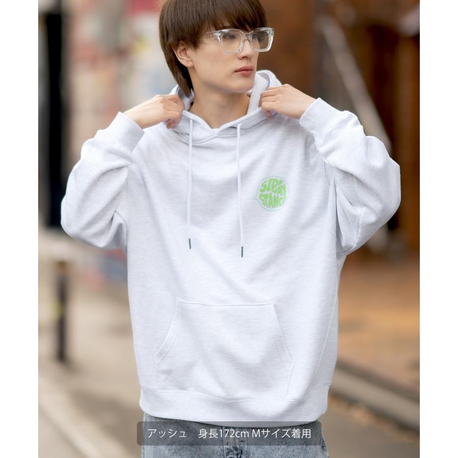 パーカー メンズ SIDEWAY STANCE サイドウェイスタンス オリジナルプリント グラフィック スウェット ガムボール オーバーサイズ アメカジ カジュアル | improves | 14
