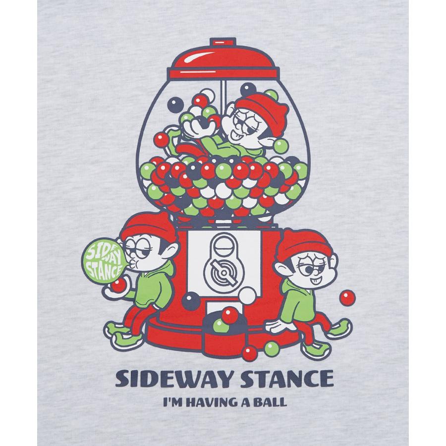パーカー メンズ SIDEWAY STANCE サイドウェイスタンス オリジナルプリント グラフィック スウェット ガムボール オーバーサイズ アメカジ カジュアル | improves | 20