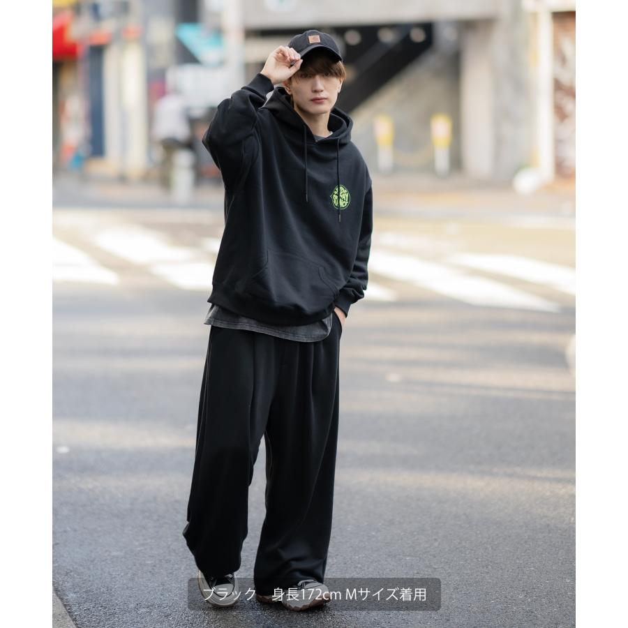 パーカー メンズ SIDEWAY STANCE サイドウェイスタンス オリジナルプリント グラフィック スウェット ガムボール オーバーサイズ アメカジ カジュアル | improves | 06