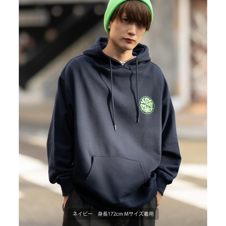 パーカー メンズ SIDEWAY STANCE サイドウェイスタンス オリジナルプリント グラフィック スウェット ガムボール オーバーサイズ アメカジ カジュアル | improves | 08