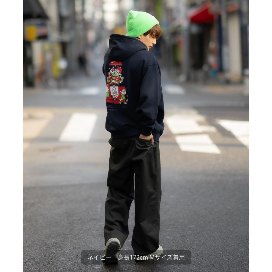 パーカー メンズ SIDEWAY STANCE サイドウェイスタンス オリジナルプリント グラフィック スウェット ガムボール オーバーサイズ アメカジ カジュアル | improves | 12