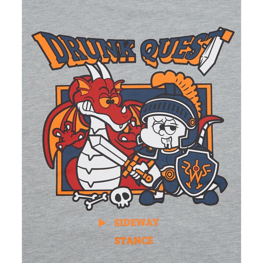 パーカー メンズ SIDEWAY STANCE サイドウェイスタンス オリジナルプリント グラフィック スウェット クエスト オーバーサイズ アメカジ カジュアル | improves | 19