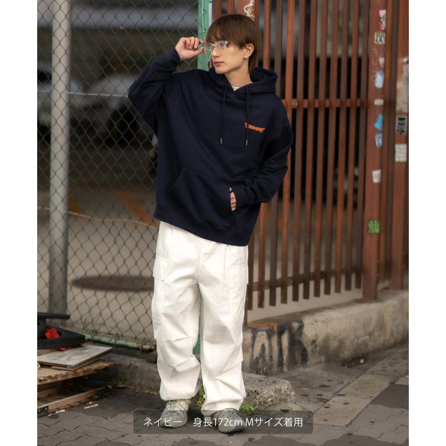 パーカー メンズ SIDEWAY STANCE サイドウェイスタンス オリジナルプリント グラフィック スウェット クエスト オーバーサイズ アメカジ カジュアル | improves | 06