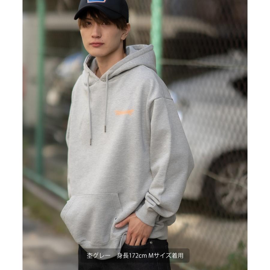 パーカー メンズ SIDEWAY STANCE サイドウェイスタンス オリジナルプリント グラフィック スウェット クエスト オーバーサイズ アメカジ カジュアル | improves | 08