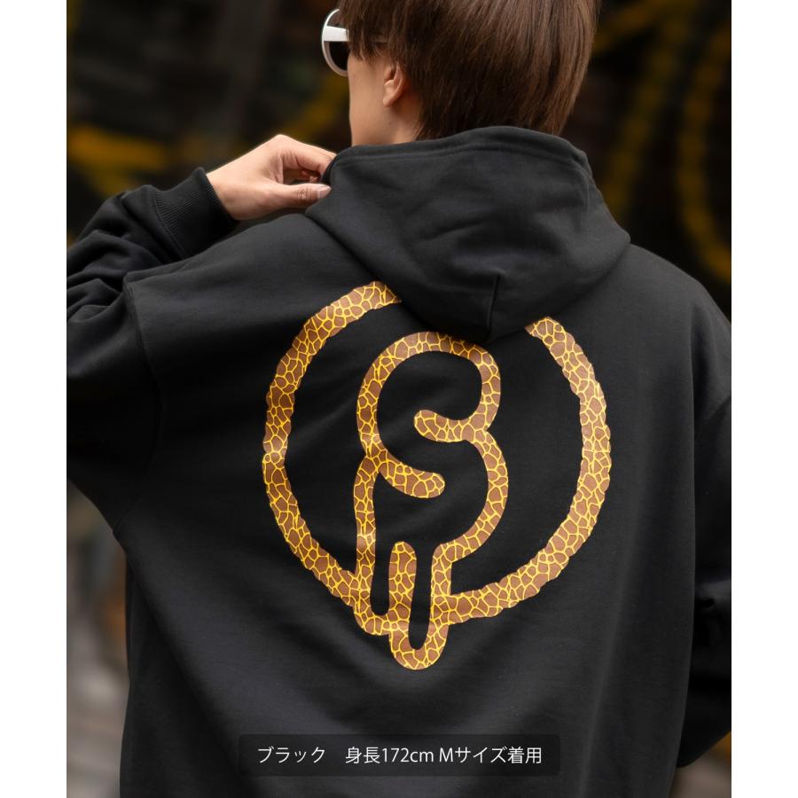 パーカー メンズ SIDEWAY STANCE サイドウェイスタンス オリジナルプリント グラフィック スウェット ジラフロゴ オーバーサイズ アメカジ カジュアル | improves | 15