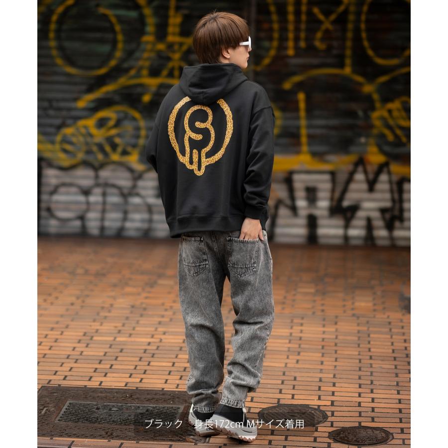 パーカー メンズ SIDEWAY STANCE サイドウェイスタンス オリジナルプリント グラフィック スウェット ジラフロゴ オーバーサイズ アメカジ カジュアル | improves | 17