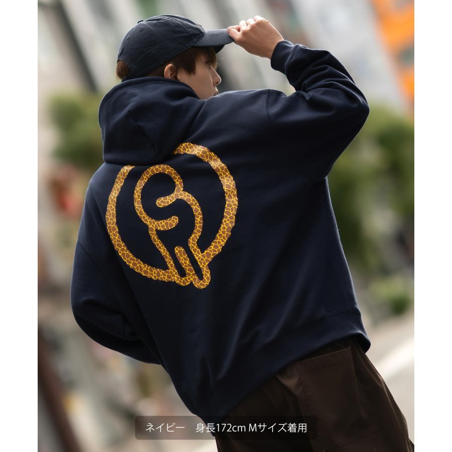 パーカー メンズ SIDEWAY STANCE サイドウェイスタンス オリジナルプリント グラフィック スウェット ジラフロゴ オーバーサイズ アメカジ カジュアル | improves | 05