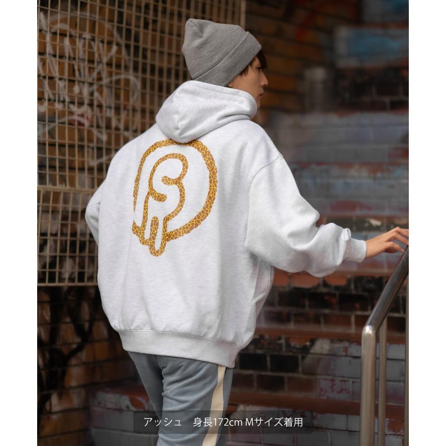 パーカー メンズ SIDEWAY STANCE サイドウェイスタンス オリジナルプリント グラフィック スウェット ジラフロゴ オーバーサイズ アメカジ カジュアル | improves | 09