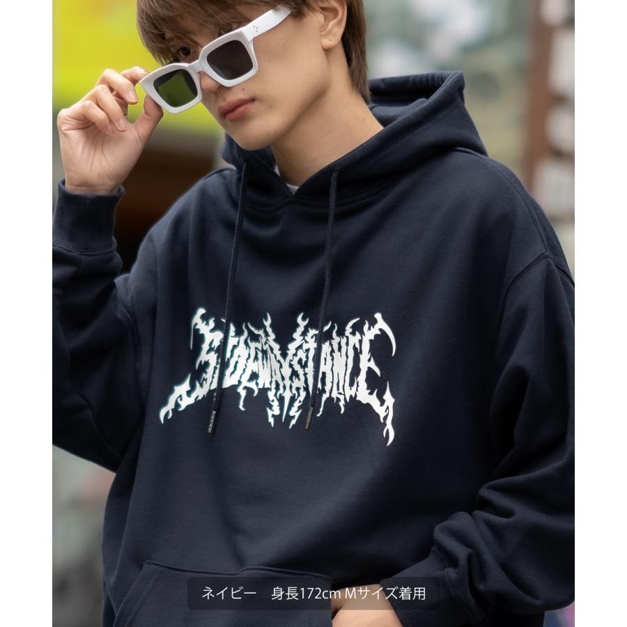 パーカー メンズ SIDEWAY STANCE サイドウェイスタンス オリジナルプリント グラフィック スウェット バンドロゴ オーバーサイズ アメカジ カジュアル | improves | 13