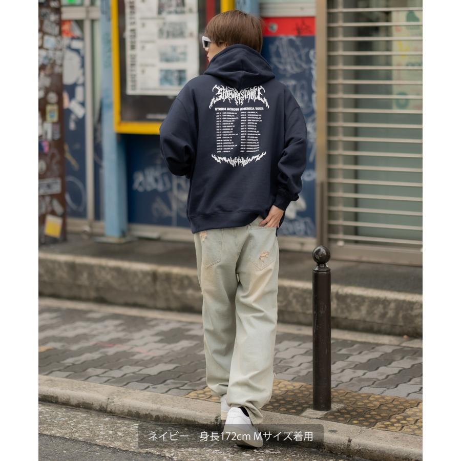 パーカー メンズ SIDEWAY STANCE サイドウェイスタンス オリジナルプリント グラフィック スウェット バンドロゴ オーバーサイズ アメカジ カジュアル | improves | 17