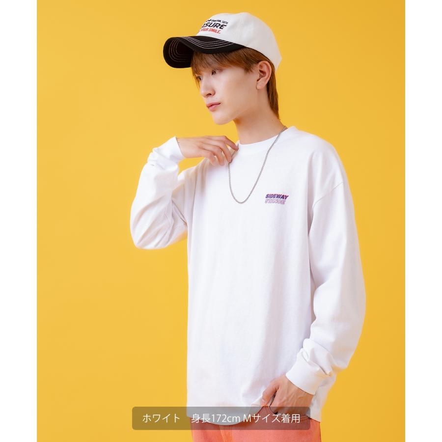 長袖Tシャツ メンズ SIDEWAY STANCE サイドウェイスタンス オリジナルプリント グリッチベア グラフィック ロンT カットソー スケーター ストリート 古着 韓国 | improves | 03