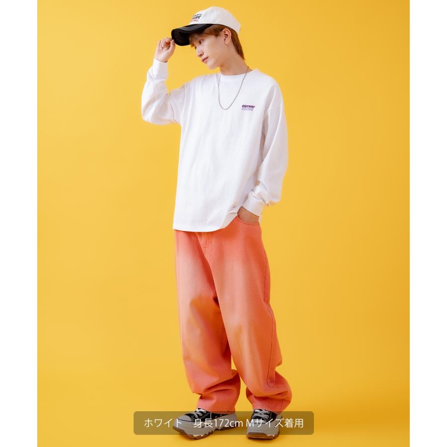長袖Tシャツ メンズ SIDEWAY STANCE サイドウェイスタンス オリジナルプリント グリッチベア グラフィック ロンT カットソー スケーター ストリート 古着 韓国 | improves | 05