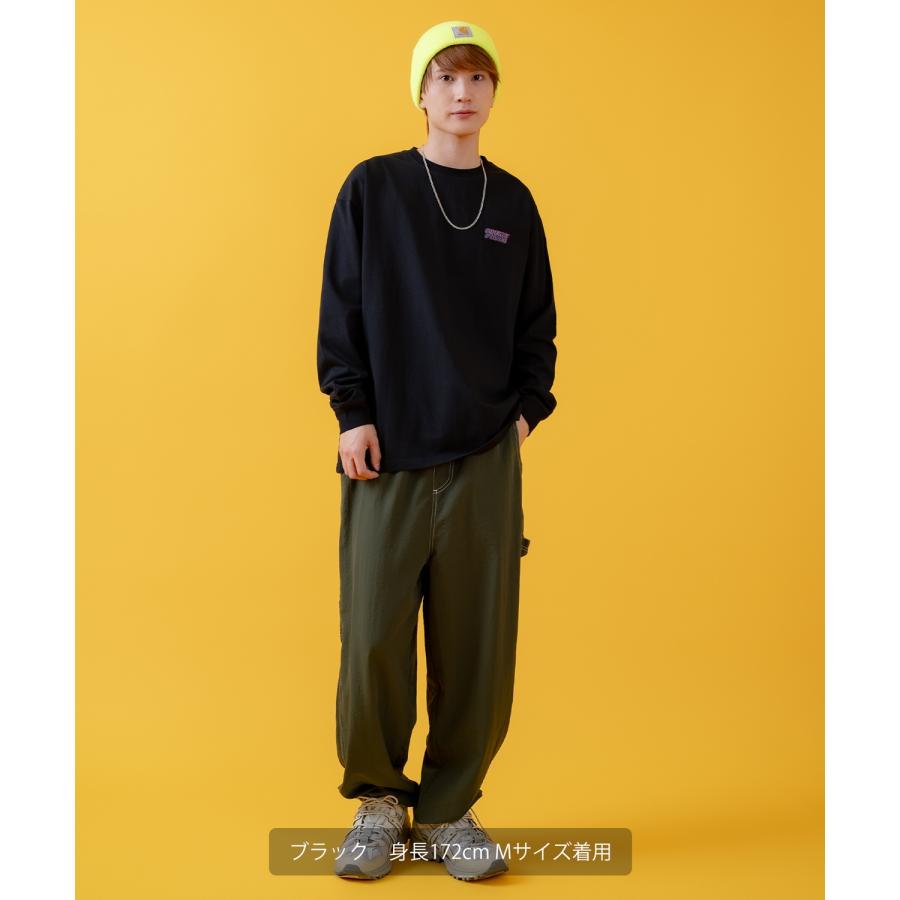 長袖Tシャツ メンズ SIDEWAY STANCE サイドウェイスタンス オリジナルプリント グリッチベア グラフィック ロンT カットソー スケーター ストリート 古着 韓国 | improves | 10