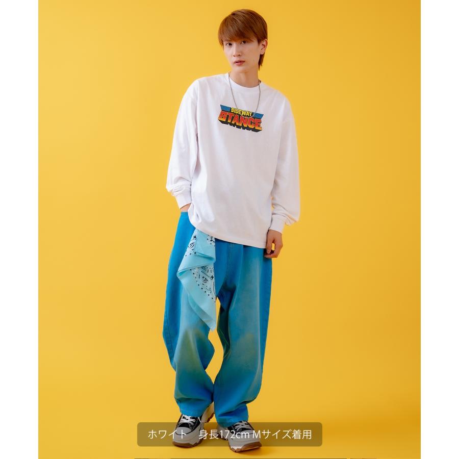 長袖Tシャツ メンズ SIDEWAY STANCE サイドウェイスタンス オリジナルプリント レンジャーロゴ グラフィック ロンT カットソー スケーター ストリート 古着 韓国 | improves | 06