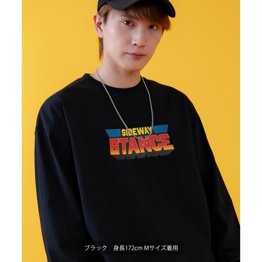 長袖Tシャツ メンズ SIDEWAY STANCE サイドウェイスタンス オリジナルプリント レンジャーロゴ グラフィック ロンT カットソー スケーター ストリート 古着 韓国 | improves | 08