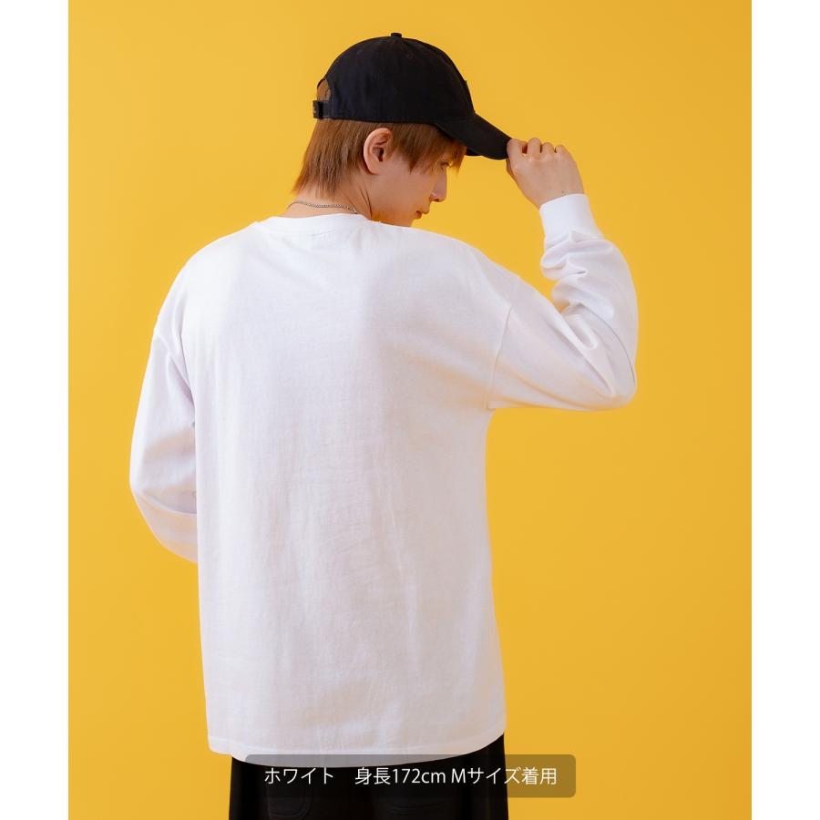 長袖Tシャツ メンズ SIDEWAY STANCE サイドウェイスタンス オリジナルプリント ダウナーベア グラフィック ロンT カットソー スケーター ストリート 古着 韓国 | improves | 05