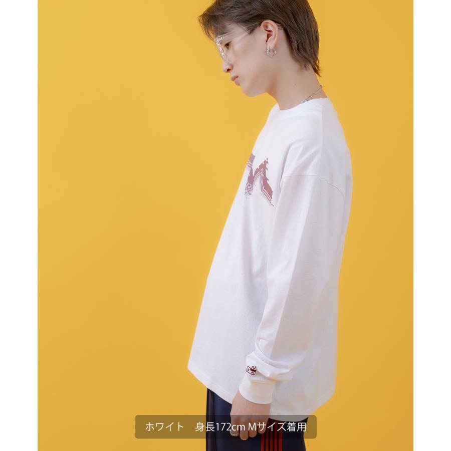 長袖Tシャツ メンズ SIDEWAY STANCE サイドウェイスタンス オリジナルプリント レトロゲーム グラフィック ロンT カットソー スケーター ストリート 古着 韓国 | improves | 04