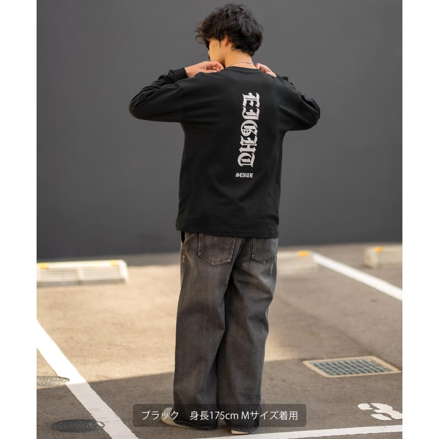 長袖Tシャツ メンズ レディース SIDEWAY STANCE サイドウェイスタンス ネックロゴ グラフィック ロンT カットソー スケーター ストリート 韓国 | improves | 13