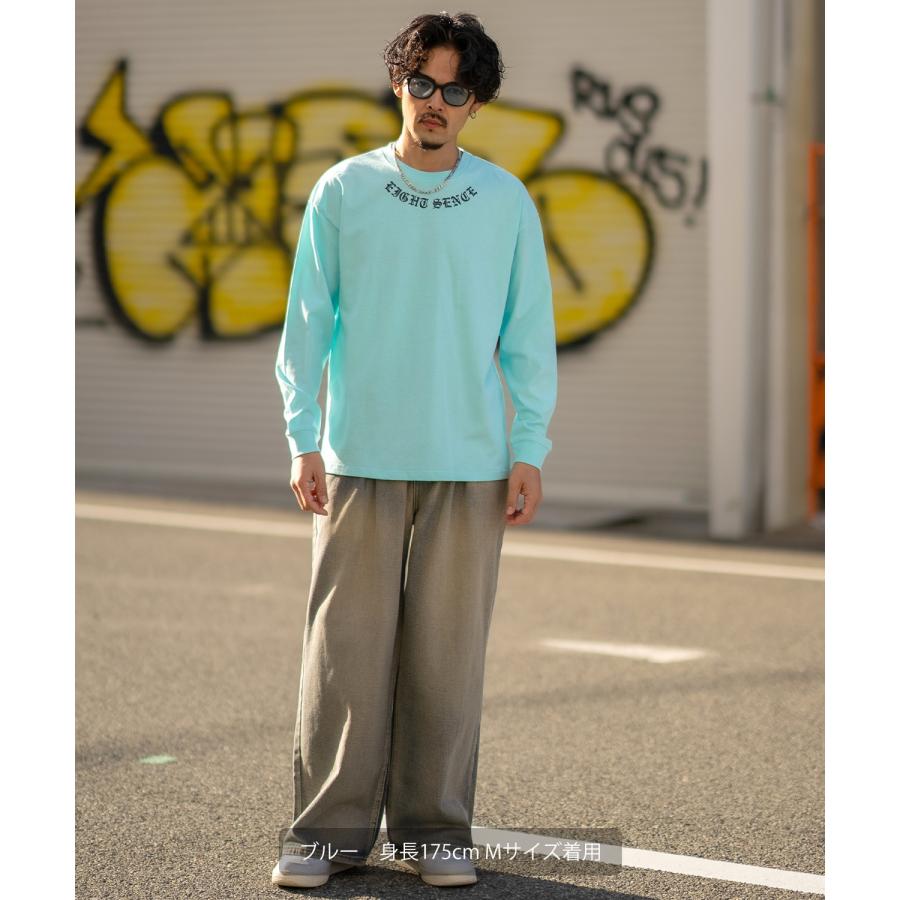 長袖Tシャツ メンズ レディース SIDEWAY STANCE サイドウェイスタンス ネックロゴ グラフィック ロンT カットソー スケーター ストリート 韓国 | improves | 18