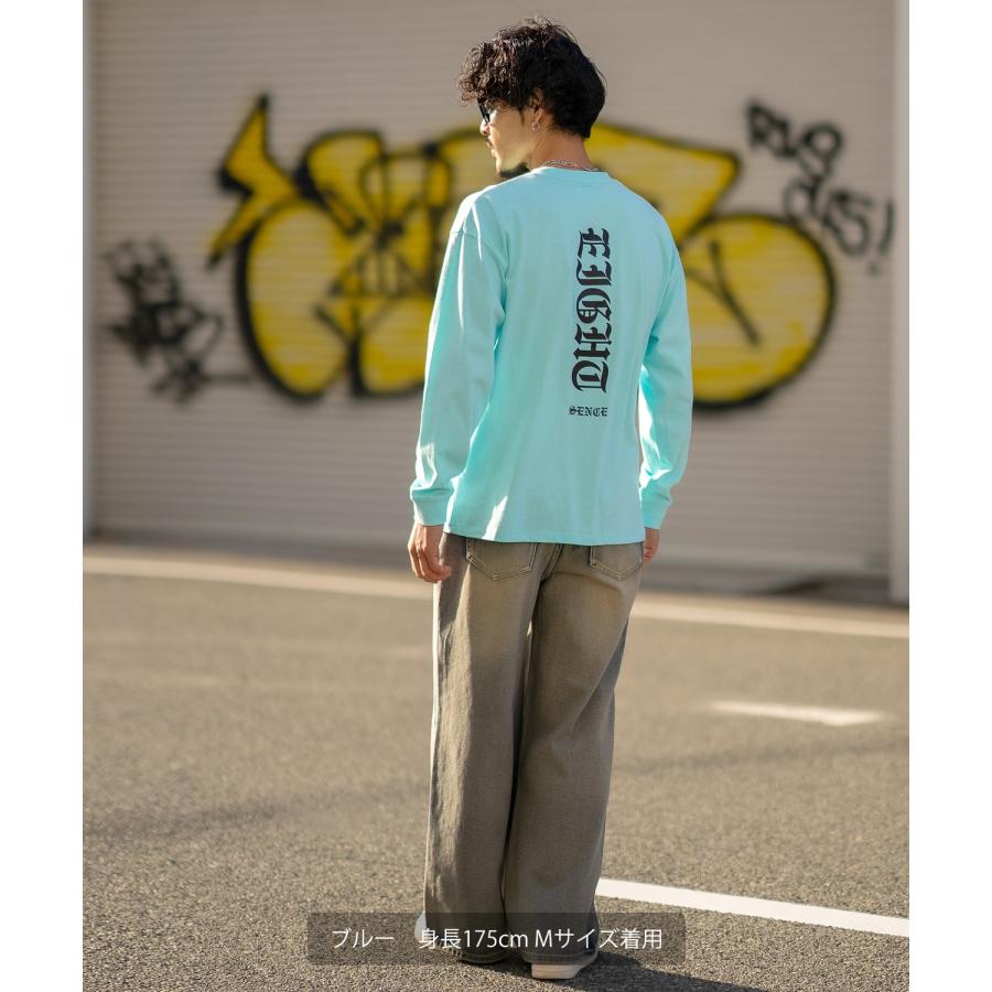 長袖Tシャツ メンズ レディース SIDEWAY STANCE サイドウェイスタンス ネックロゴ グラフィック ロンT カットソー スケーター ストリート 韓国 | improves | 19